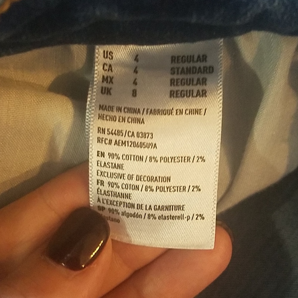 American eagle super stretch x jeans like new - Picture 7 of 7